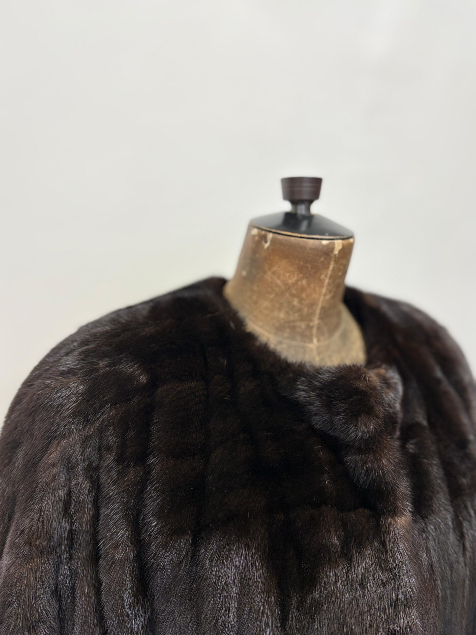 Extra Large Swing Ranch Mink Coat - Image 2