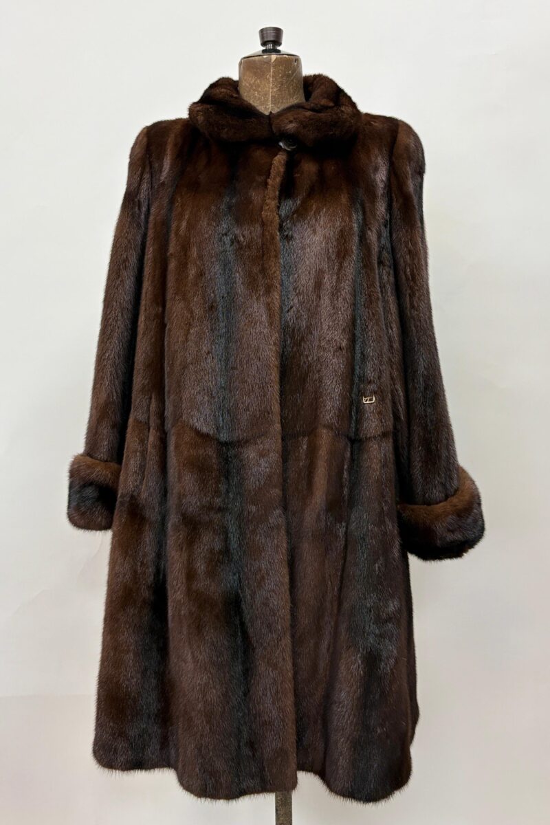 Mahogany Saga Mink Coat