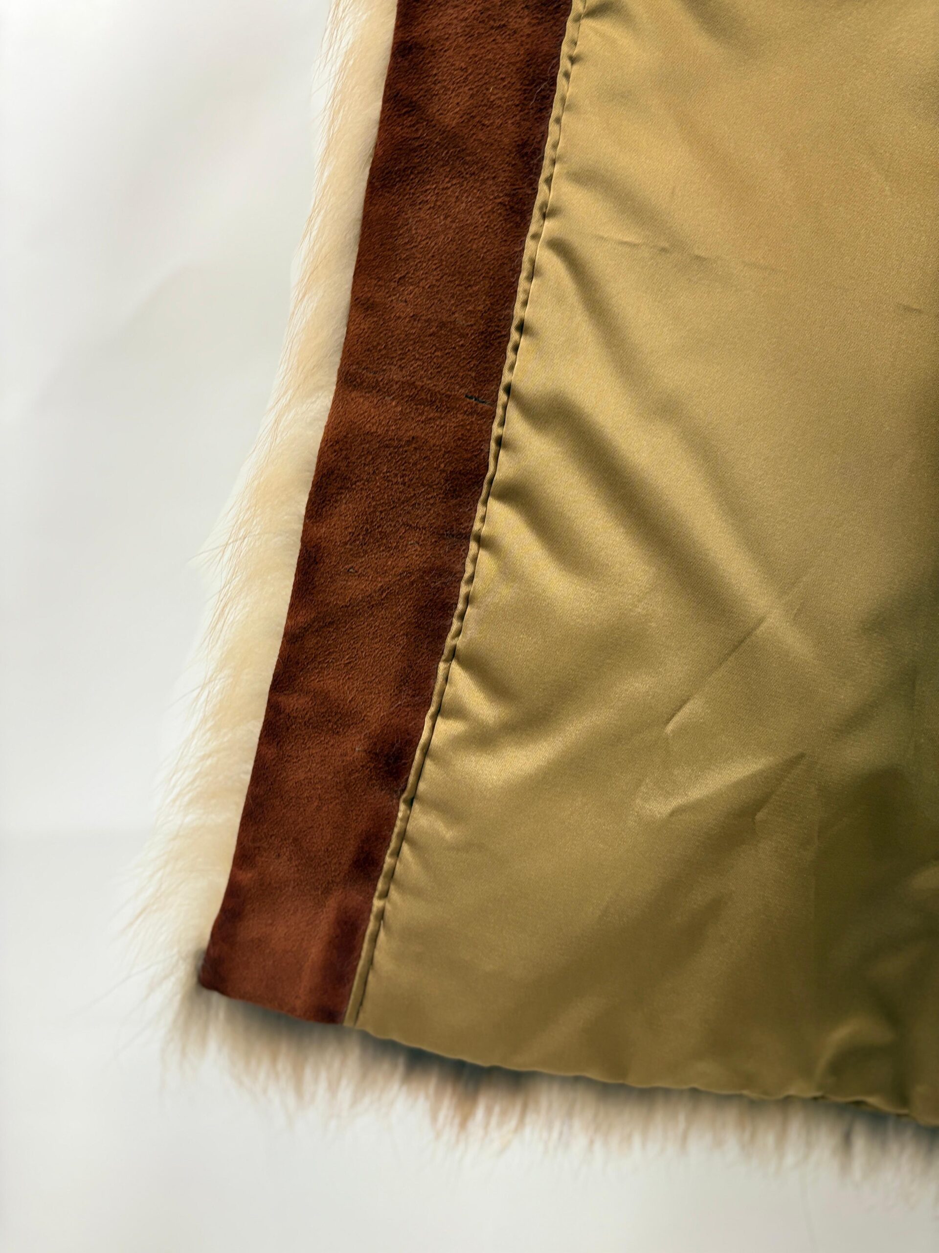Red Feathered Fox Coat - Image 4
