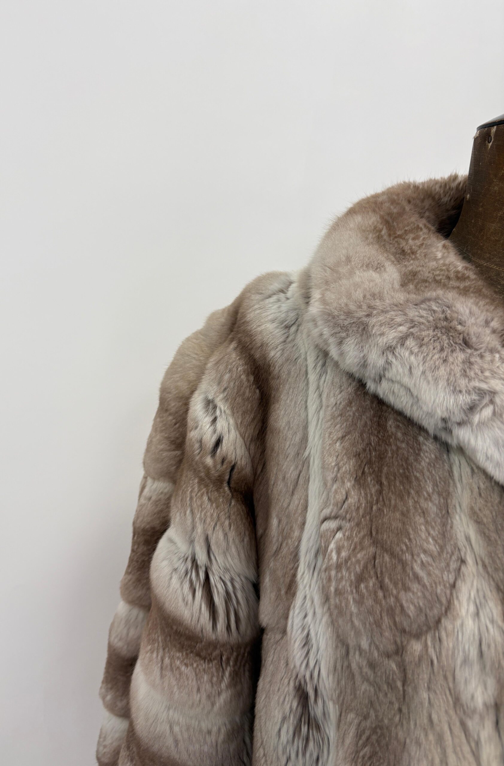 Long Chinchilla Coat - Image 5